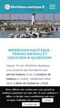 Mobile Screenshot of morbihan-nautique.fr